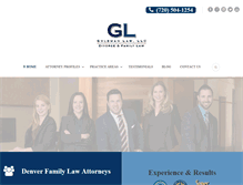 Tablet Screenshot of goldmanlaw303.com